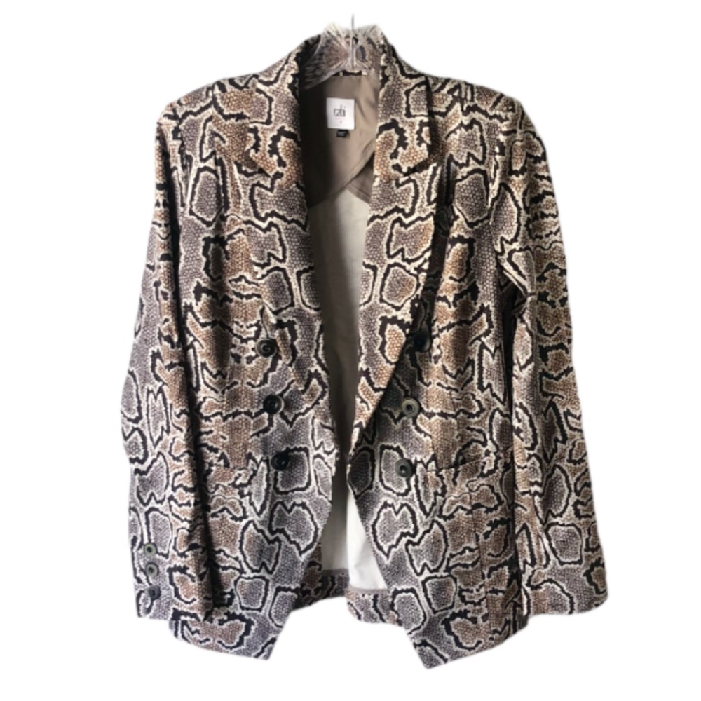 Cabi Python Double Breasted Blazer - image 3